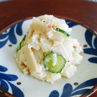 和えるだけ！シャキシャキ食感ねぎ塩ポテサラ