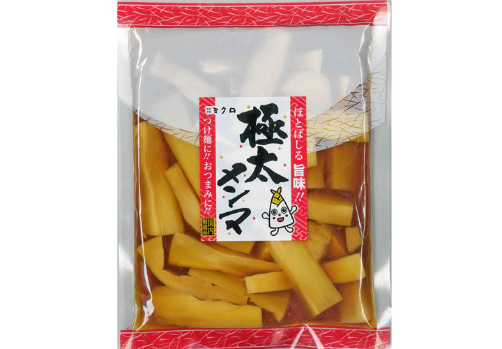 極太メンマ（285ｇ）｜株式会社ミクロ